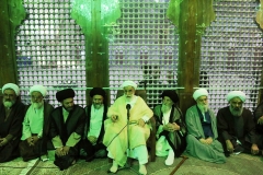 تجدید میثاق رئیس و اعضای مجلس خبرگان رهبری با رهبر کبیر انقلاب اسلامی.